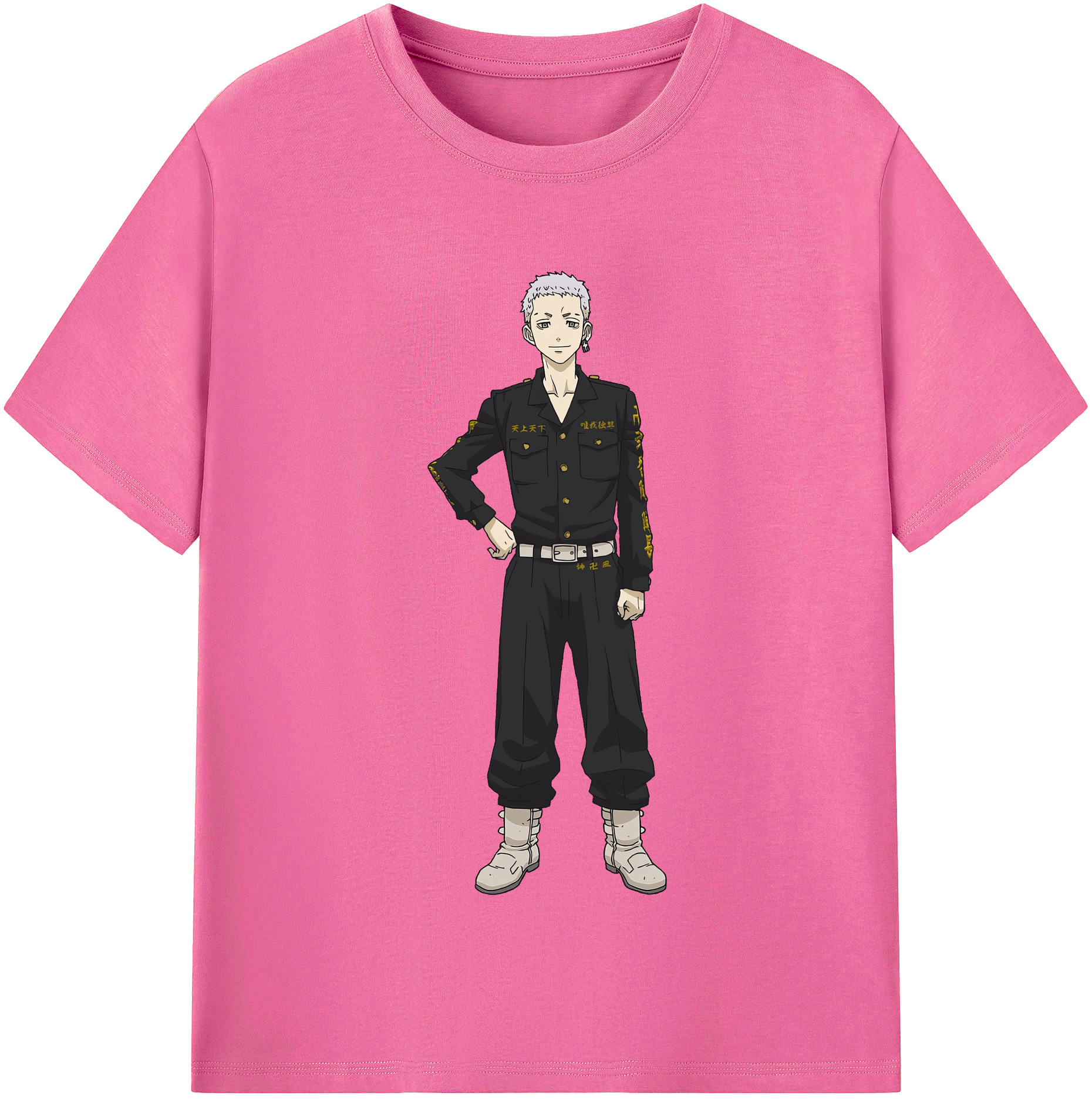 （画像用） 東京リベンジャーズ Tokyo Revengers レディースカジュアルプリントTシャツ（綿100％）